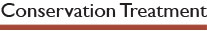 Conservation Treatment
