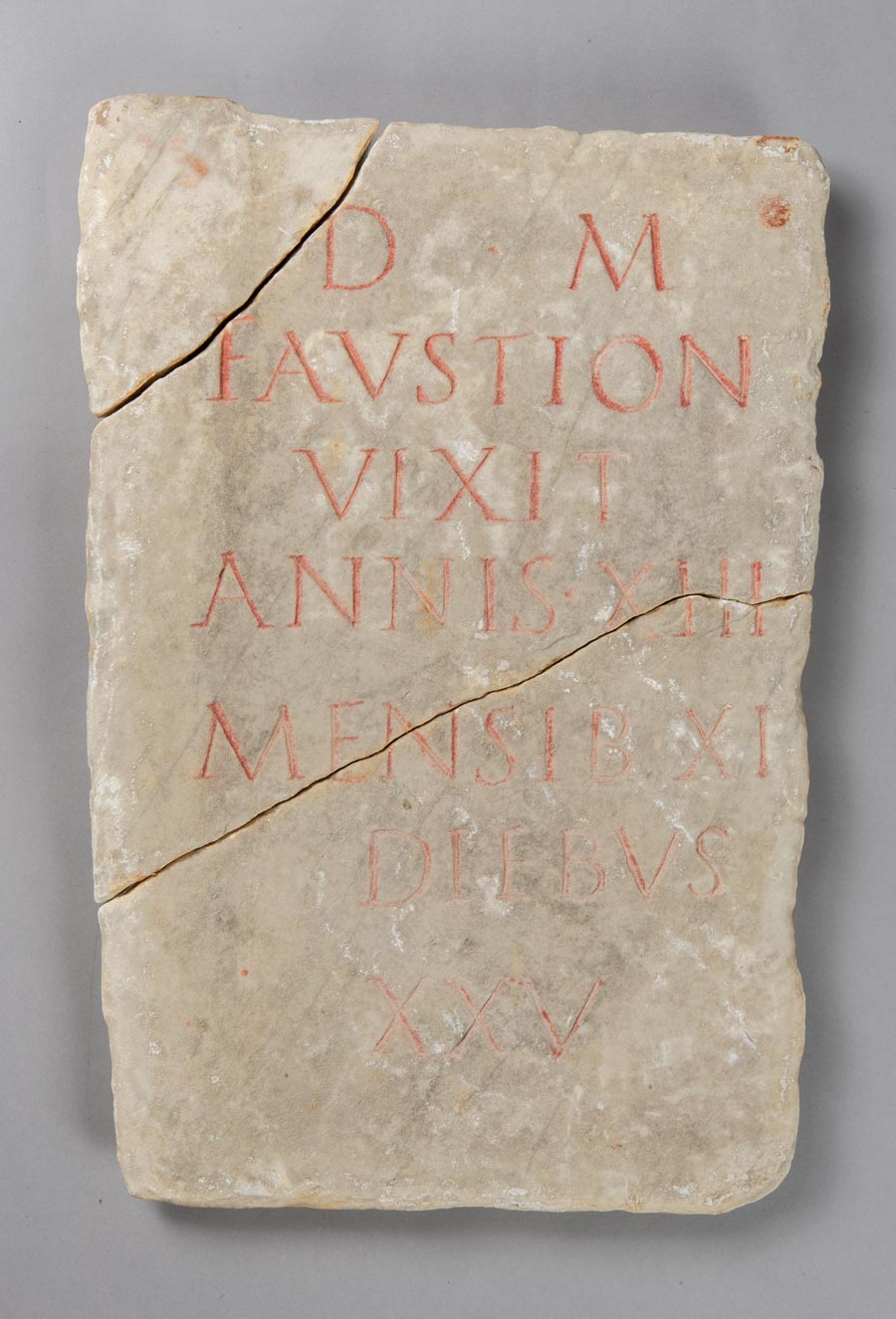 Funerary inscription