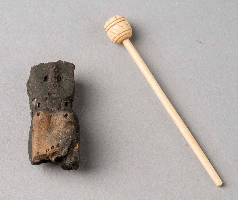 Clay Doll and Hairpin