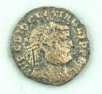 Coin of Diocletian: Heads