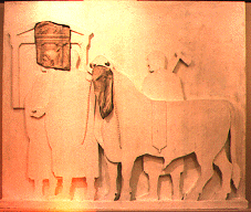 Sacrificial procession