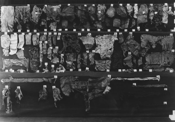 Archival Photograph: Examples of Textiles