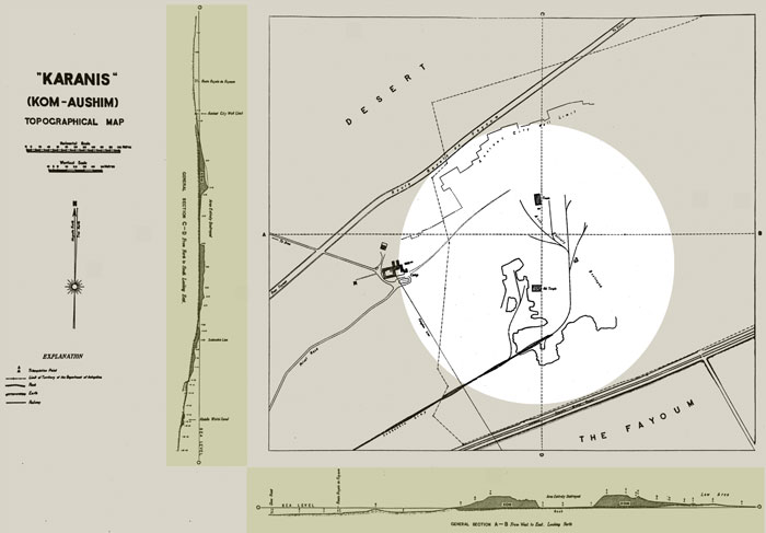 Topographic Map of Karanis
