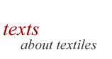 Texts about Textiles