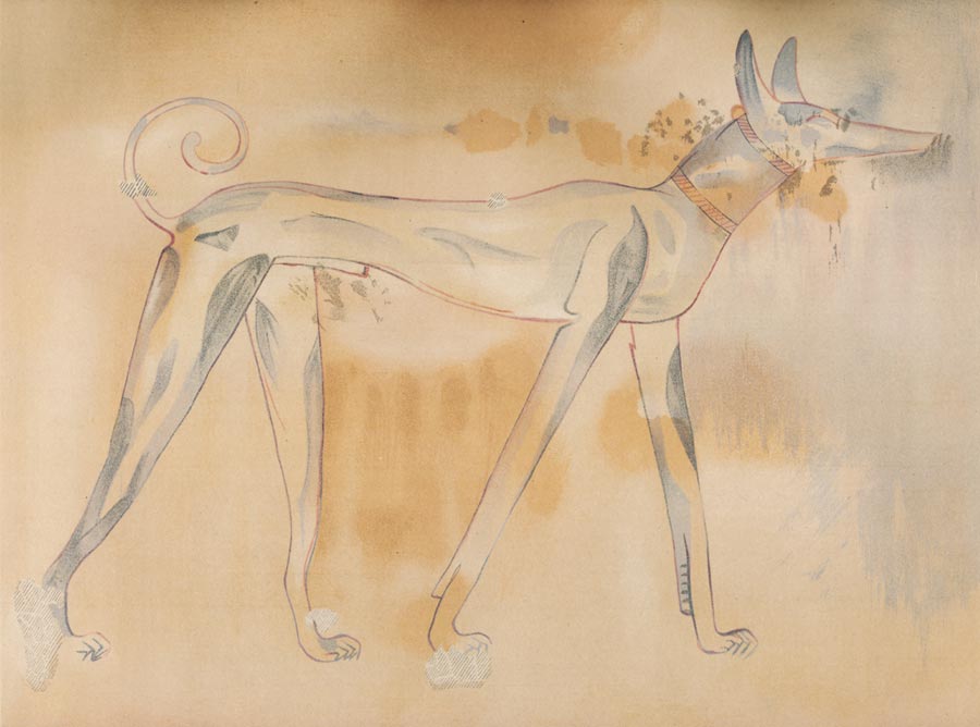 Hound from a Middle Kingdom tomb at Beni Hasan