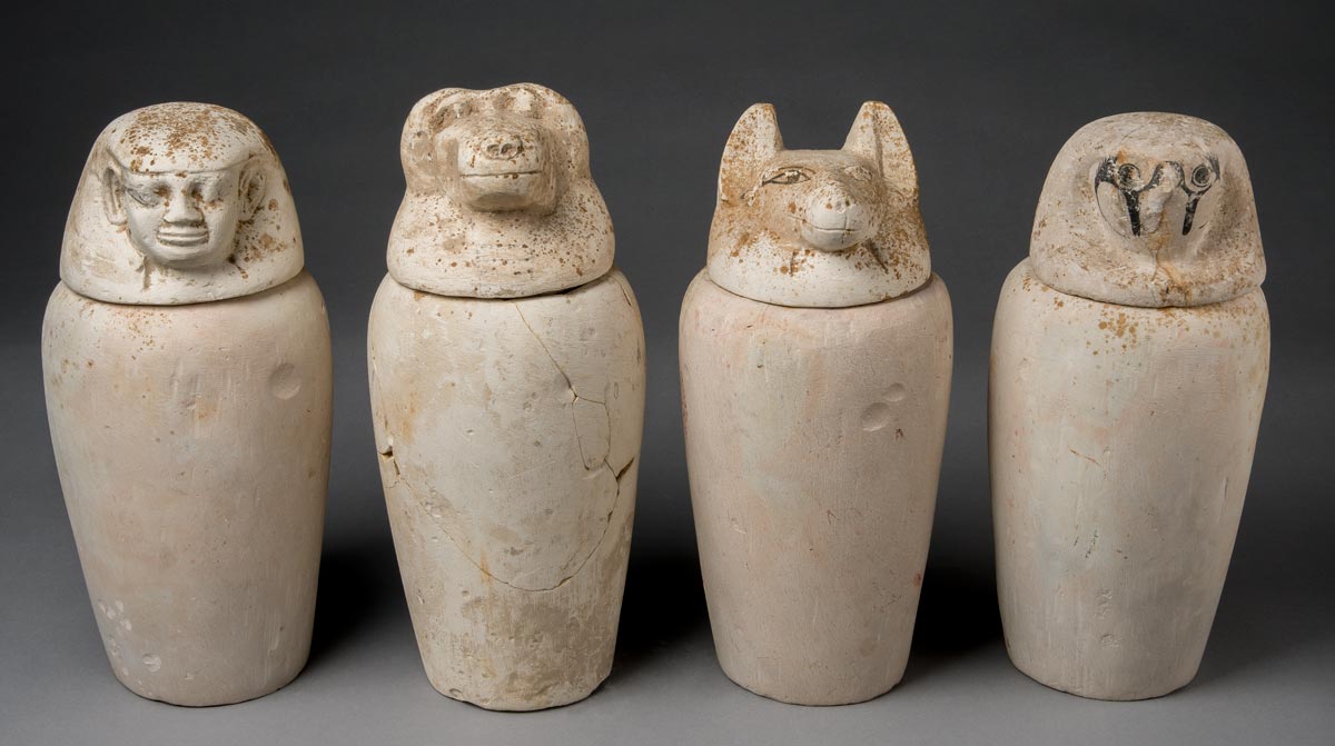 Full set of canopic jars