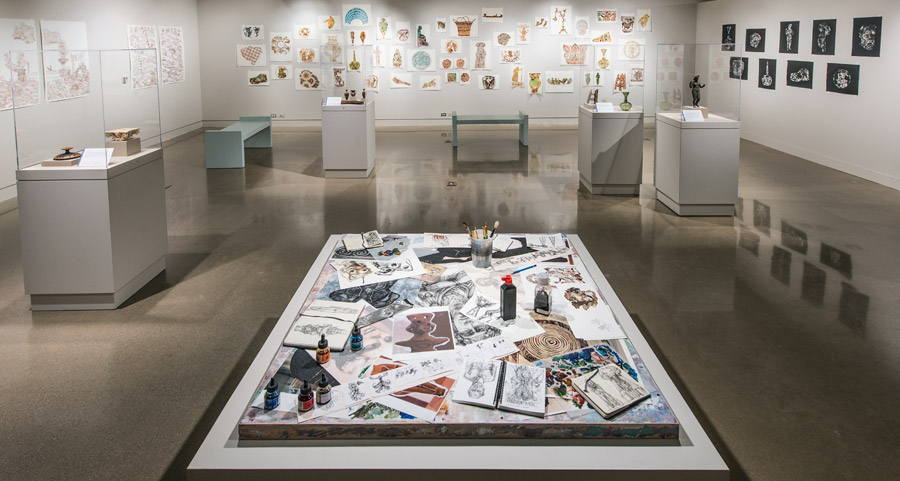 View of the exhibition gallery