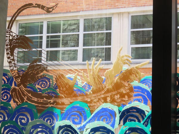 Connector detail, view from inside