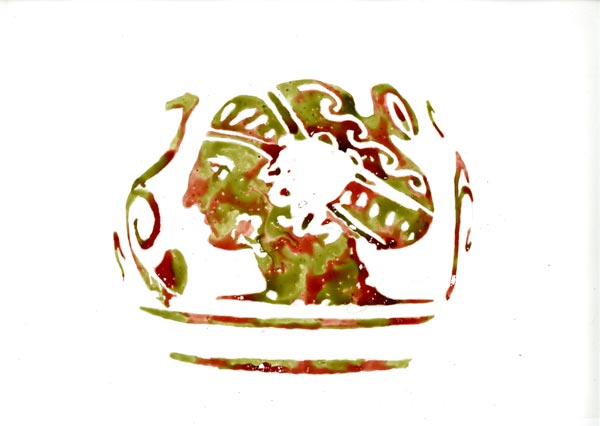 Vase with head image