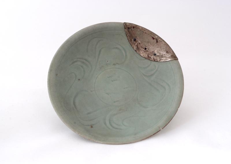 Bowl with Metal Repair
