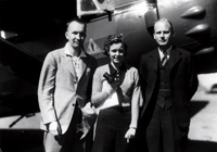 Mary Meader's signature on the Fliers and Explorers Globe