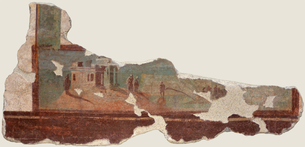 Painting of a marine landscape