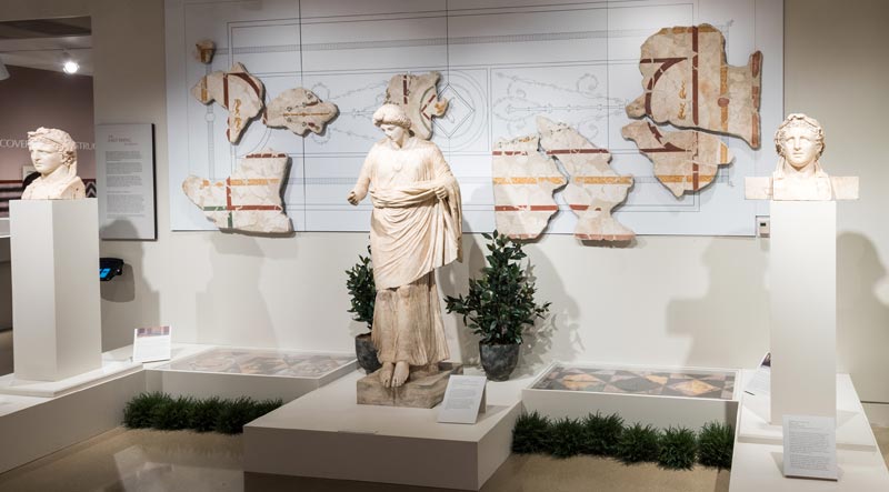 The garden sculptures