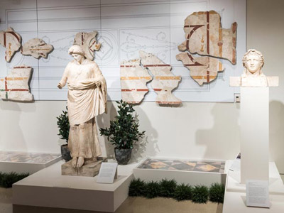 The garden sculptures