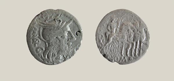 Denarius of M. Vargunteius