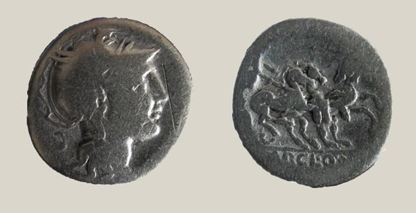 Denarius of Appius Claudius Pulcher