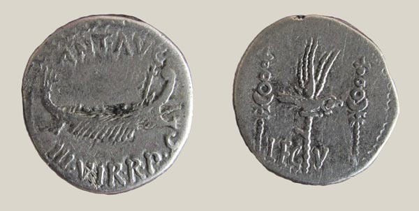 Denarius of Mark Antony