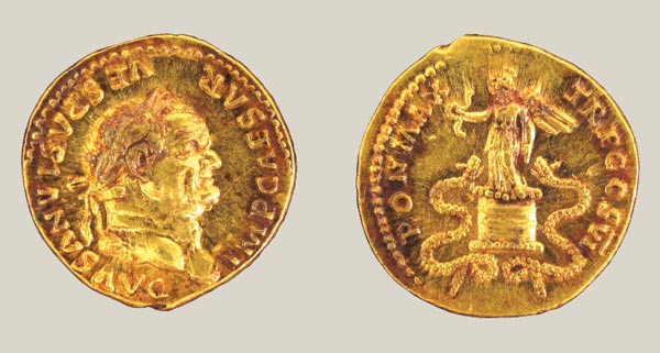 Aureus of Vespasian