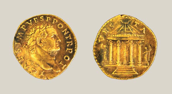 Aureus of Vespasian
