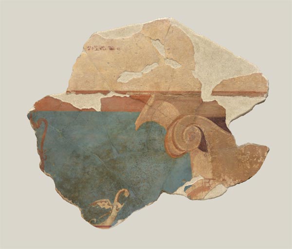 Fragment with ionic pier capital