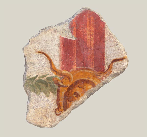 Fragments of ceiling painting