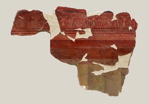 Lower part of red beam