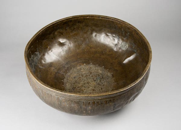 Basin with fishpond motif