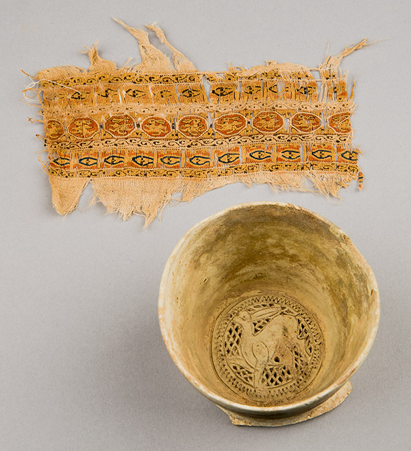 Textile and jar filter with rabbit designs