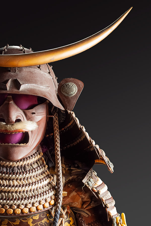 Samurai armor and helmet