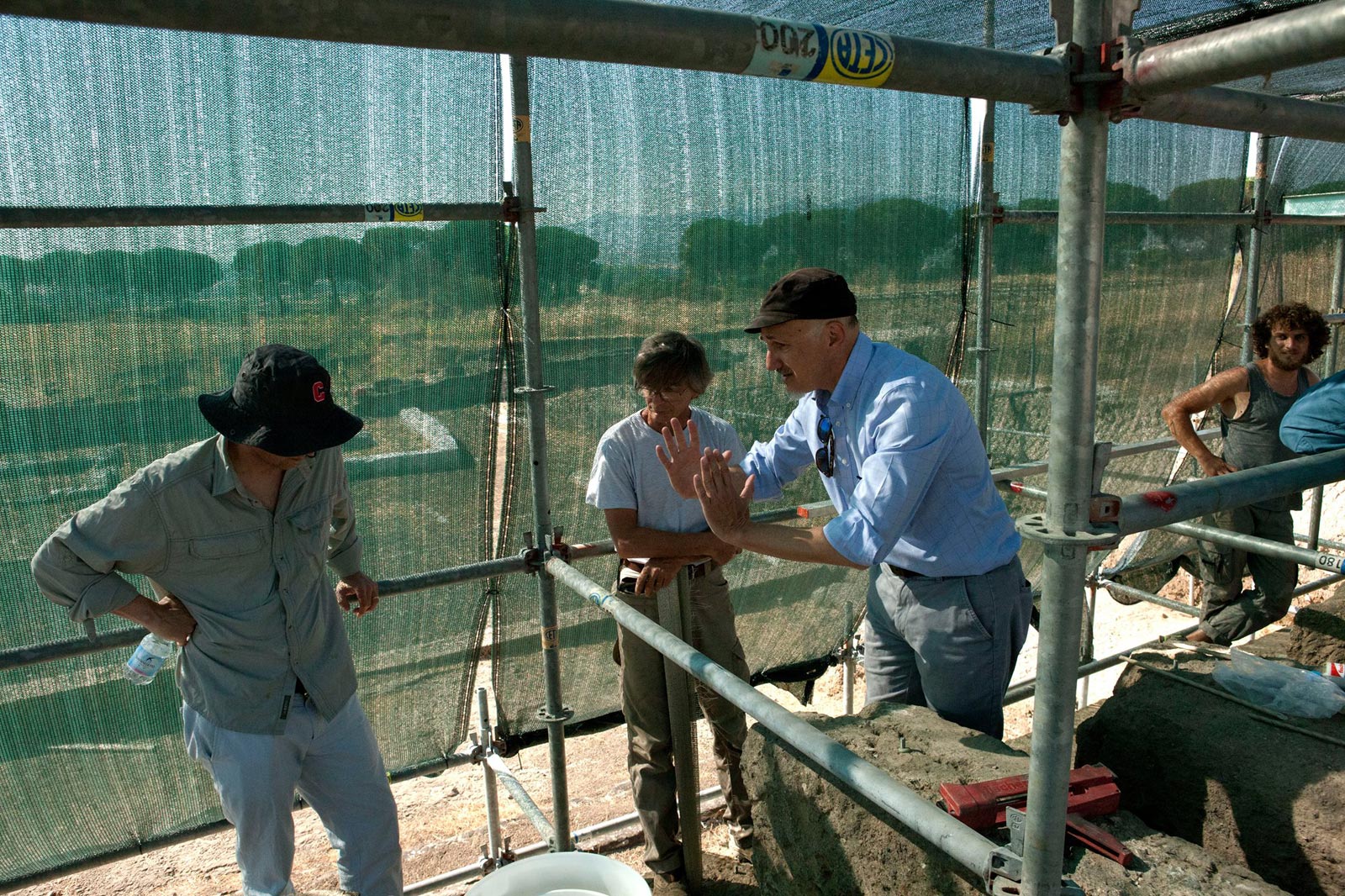 Director Nic Terrenato discusses restoration with John Ochsendorf